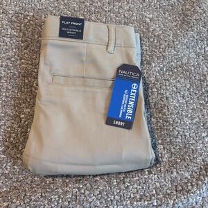 Nautica Tan Casual Shorts Versatile Cotton Twill